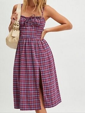 free people wild romance embroidered midi dress Wildflower Romance Embroidered Maxi Dress | Made-To-Order